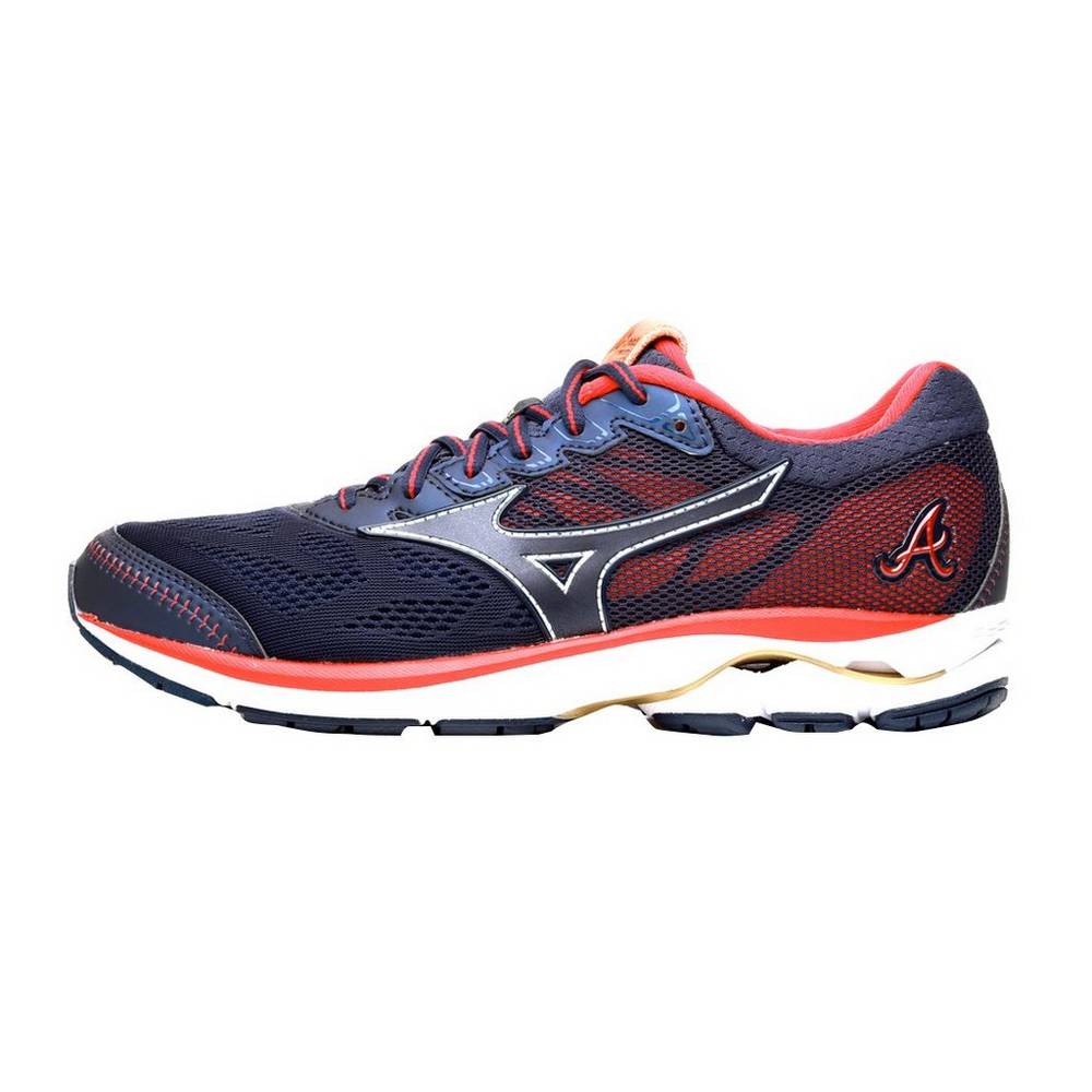 Panske Botasky Mizuno 755 Rider Námornícka Modrá/Červené Vypredaj CMTI91854
